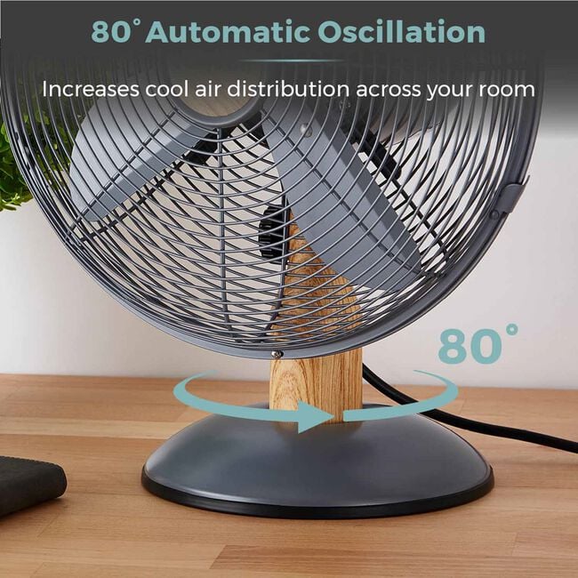 Tower Scandi 12" Metal Desk Fan